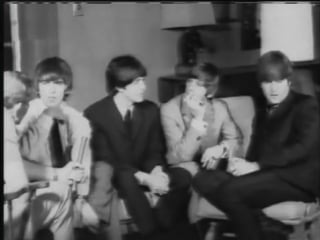 [1964 08 30] atlantic city a bbc reporter interviews the beatles stayed at the lafayette motel