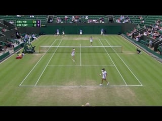 Martina hingis sania mirza vs eri hozumi miyu kato (2016 wimbledon 2nd round)