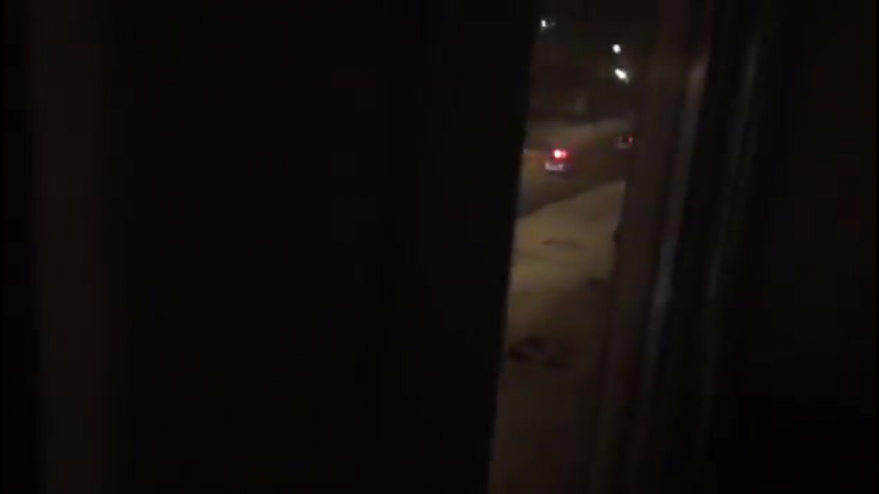 Снегокоп попытка полиции задержать угонщика снежками попала на видео