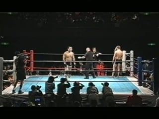 [2000 12 22] fedor emelianenko [loss tko (cut) 17 sec] vs tsuyoshi kohsaka [rings king of kings 2000 block b]