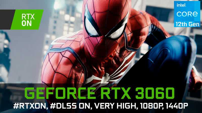 Marvel's spider man remastered | rtx 3060 | 1080, 1440p, very high, dlss on, rtx on
