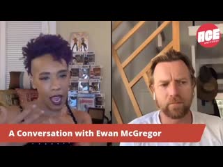 Ewan mcgregor talking about no longer working with blue and green screens and the amazing new technology they use for the mandal