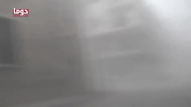 Сирия артиллерийские удары по позициям боевиков в дума,восточная гута