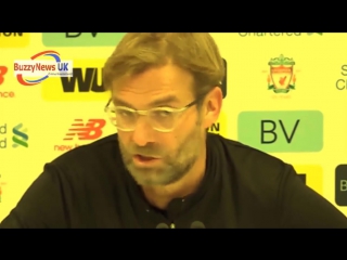 Jurgen klopp laughs in reporters face in very spiky post match interview