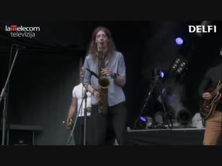 Latvian blues band justina lee brown long train running live at positivus 20