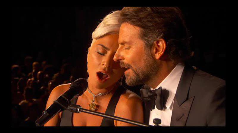 Oscars lady gaga &amp; bradley cooper shallow