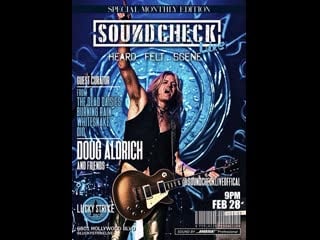 Doug aldrich & friends soundcheck live take 70, lucky strike hollywood bowl, ca february 28, 2018