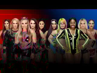 Sasha banks, bayley, mickie james, nia jax and tamina vs asuka, naomi, carmella, mandy rose and sonya deville