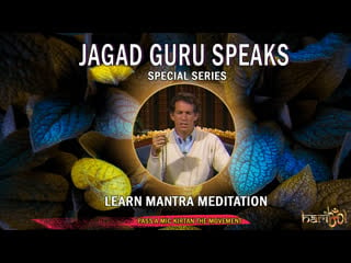 Share a mic kirtan the movement & jagad guru speaks