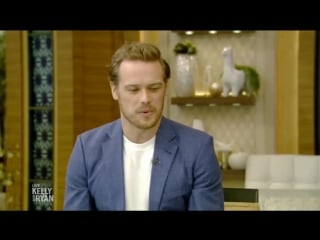 Sam heughan on outlander live with kelly and ryan (jul 30, 2018)