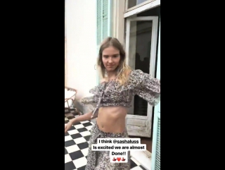 Саша лусс (sasha luss) в чьих то instagram stories