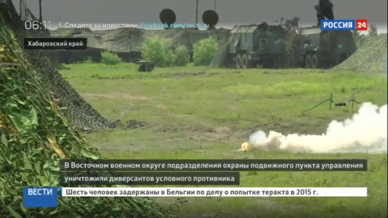 Внезапная проверка диверсанты условного противника уничтожены