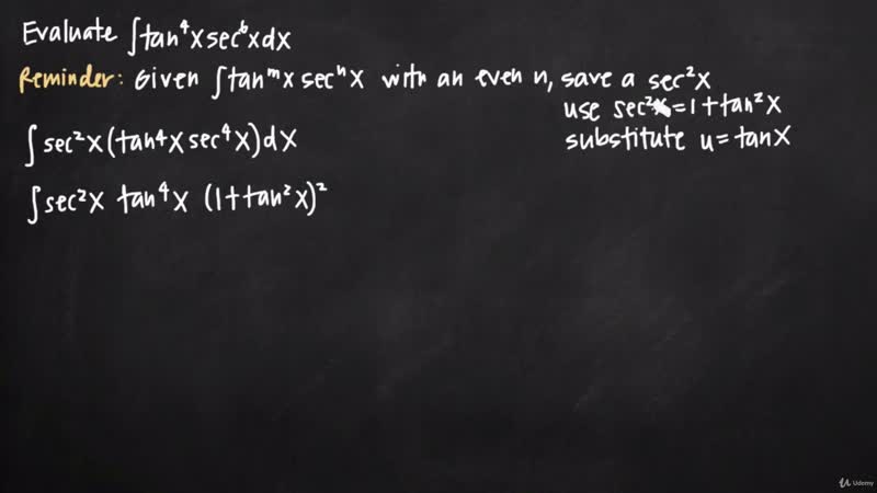 [11 integrals trigonometric integrals] 094 tan^m sec^n, even n