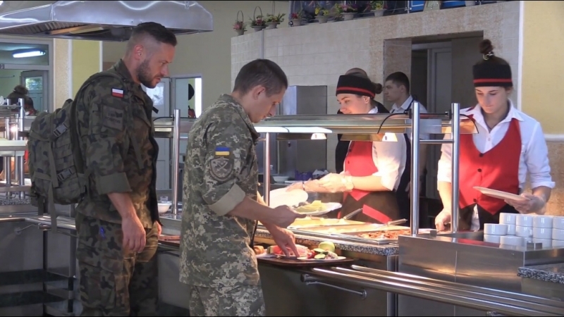 Система харчування військових під час багатонаціональних навчань rapid trident 2018