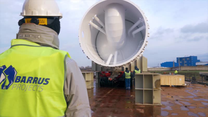 High pressure colomn and adsorber for oltin yo’l gtl plant were shipped from s petersburg to kuryk