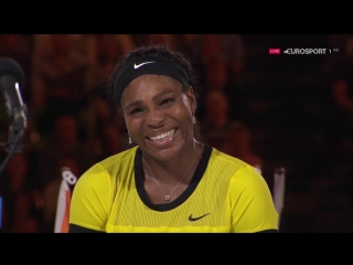 Serena williams vs angelique kerber ceremony australian open 2016