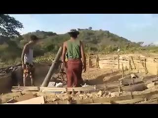 Myanmararmy firing to innocent civilian villages(240p) mp4