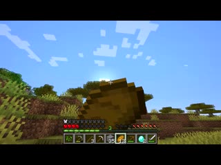 😱майнкрафт, но с реалистичной добычей блоков