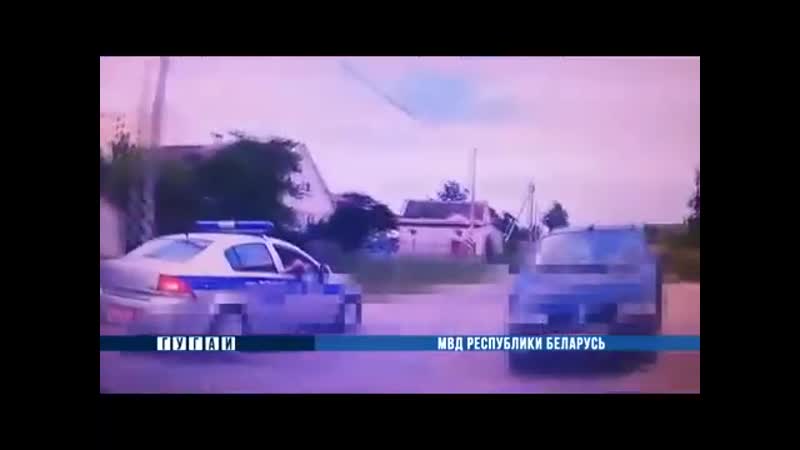 У ваўкавыску п’яны кіроўца пракаціў на капоце міліцыянта