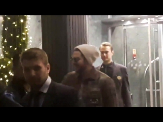 Adam on his way to hartwall arena