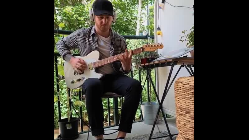 Here's håkan showing off his favourite riff from our album white flag