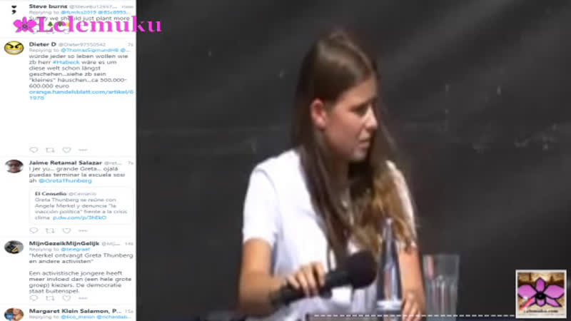 Aktivis lingkungan greta thunberg berbicara setelan temui angela merkel | #sekilasinfo