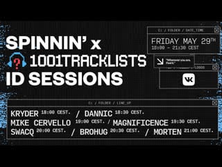 Spinnin’ x 1001 tracklists id sessions | вечеринки #лучшедома