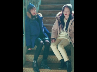 161025 irene & joy (red velvet) @ high cut november issue making