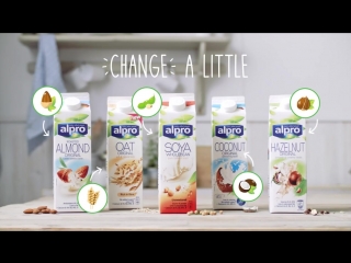 Alpro plant based coffee change a little, enjoy a lot with alpro