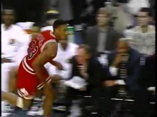 Bulls vs pacers 1996 nbc game (michael jordan 44 points and scottie pippen 40 points)