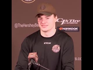 Alex alexeyev did not know his roommate martin fehervary scored his first nhl point