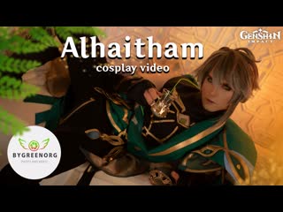 Alhaitham genshin impact | cosplay video (4k uhd)