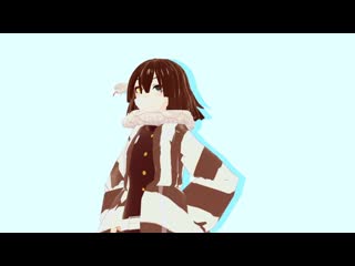 Mmd | kimetsu no yaiba | mitsuri x obanai | boy so kawai