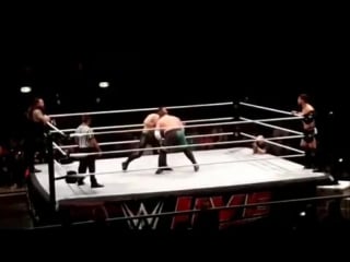 (wn) finn balor & seth rollins vs samoa joe & bray wyatt wwe raw live