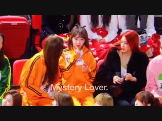 190107 izone in isac 2019/ sakura and rui (hub)