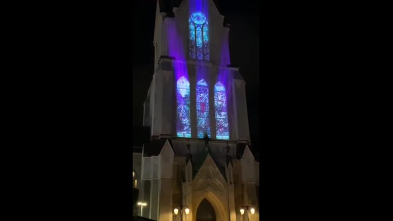 Красивое световое шоу