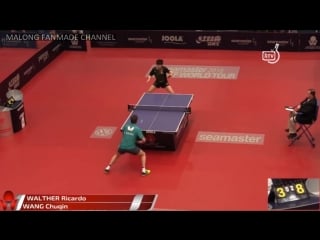 Wang chuqin vs walther ricardo ms hungarian open 2018