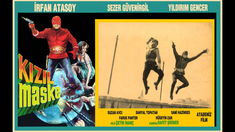 İrfan atasoy kizil maske 1968 fantastik yeşilçam türk filmi
