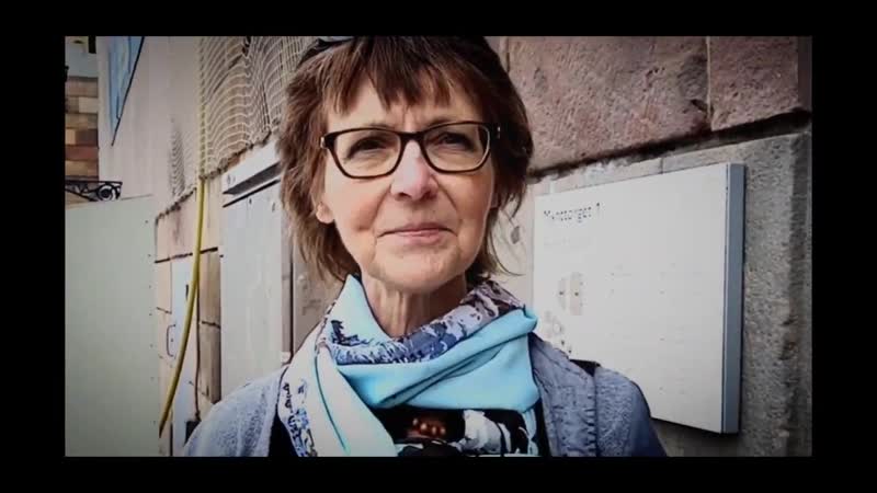 Intervju med en bekymrad medborgare pa mynttorget