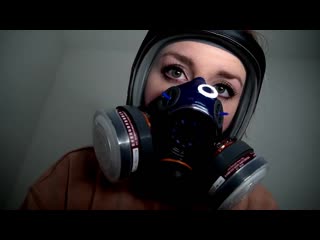 Gas mask girl asmr quarantine