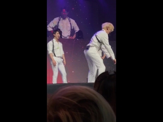 [180801] monsta x fancam minhyuk freestyle dance @ the 2nd world tour 'the connect' in san francisco
