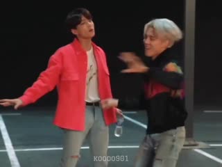 Pls jikook had fun so much fun goofing around together while filming the lights ( 720 x 960 ) mp4
