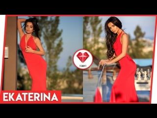 The magnificent ekaterina zueva in a red dress! by tempt app