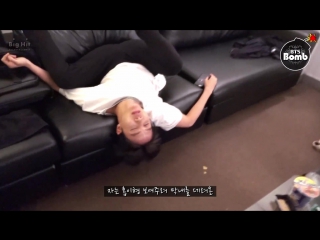 [bangtan bomb] its the pose when bts sleep normally