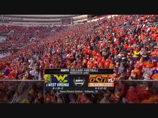 Ncaaf 2018 / week 12 / (9) west virginia mountaineers oklahoma state cowboys / 2h / en