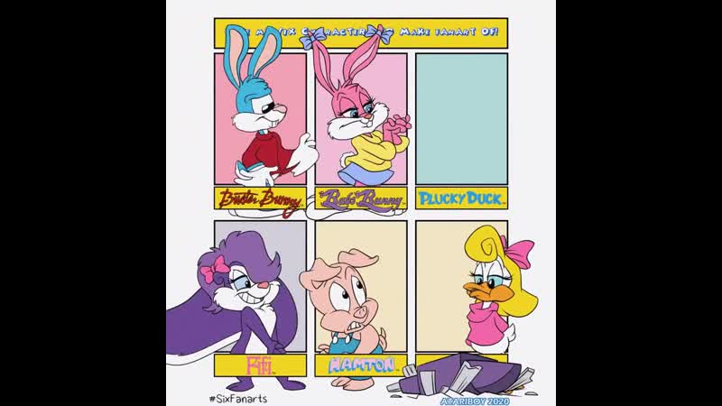 Bros porn video – Babs bunny | tiny toon adventures | warner bros animation | мультфильмы | fifi la fume | buster bunny | anthro | gif