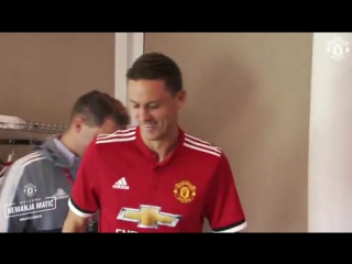 Nemanja matic arrives at united