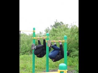 Practice at enisey river