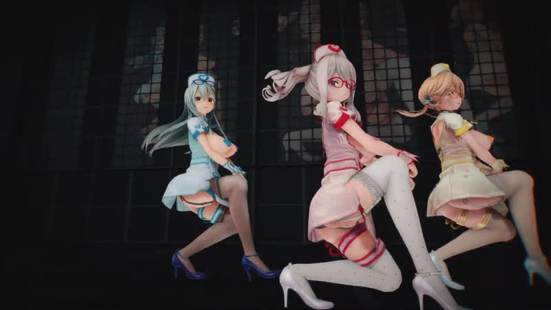 Mmd r 18 [normal] kashima & prinz eugen & suzuya hand clap author 000