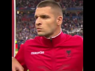 Wrong national anthem was played before france vs albania and this is how albanians reacted